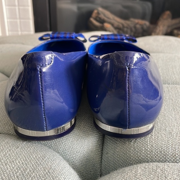 Coach Wesley Blue Patent Leather Flats - Picture 6 of 16